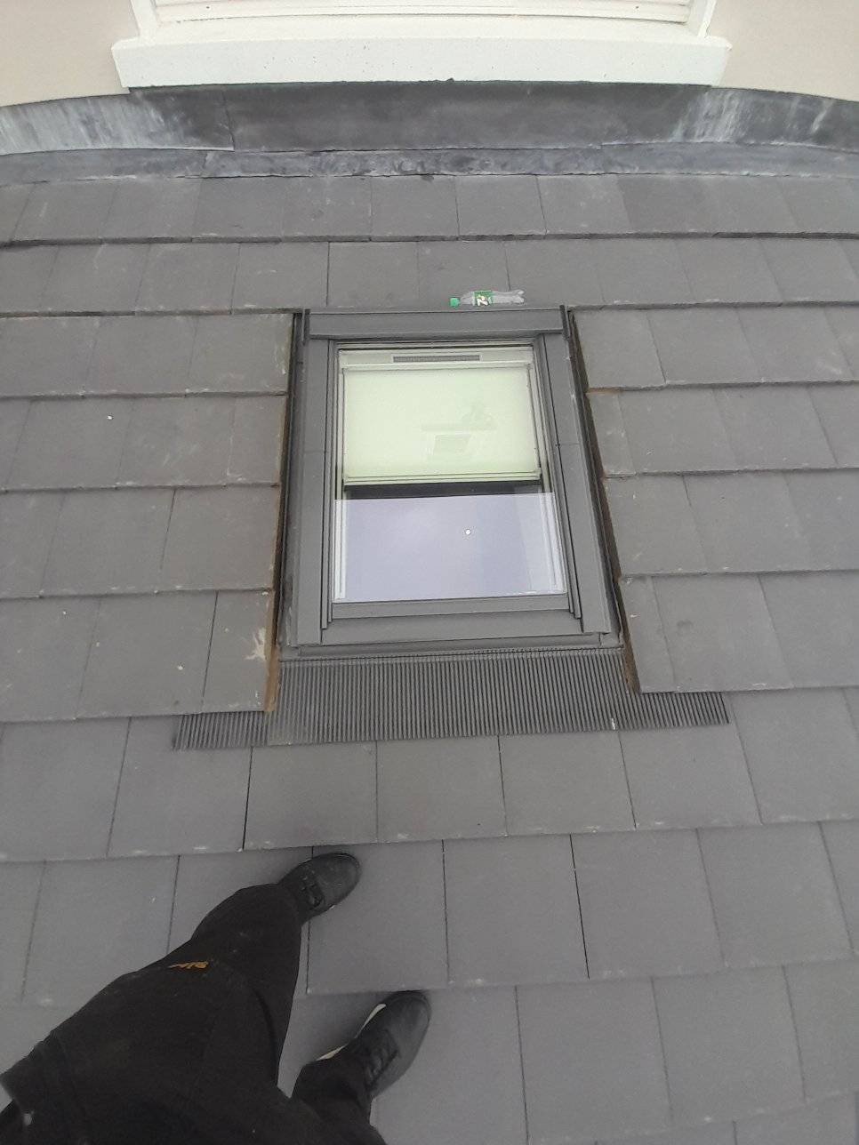 Velux Window on a roof after being repaired in Dublin